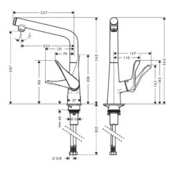 Home Kitchen 11 Home Kitchen -Home Kitchen h a hansgrohe 14785800 dimensions
