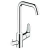 Hansgrohe Focus M41 Single Lever Kitchen Mixer Tap 260 With Shut-Off Valve - Chrome - 31823000 -Home Kitchen h a hansgrohe 31823000