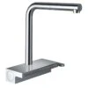 Hansgrohe Aquno Select M81 Single Lever Kitchen Mixer Tap 250 With Pull-Out Spray 2 Spray Modes - Chrome - 73836000 -Home Kitchen h a hansgrohe 73836000