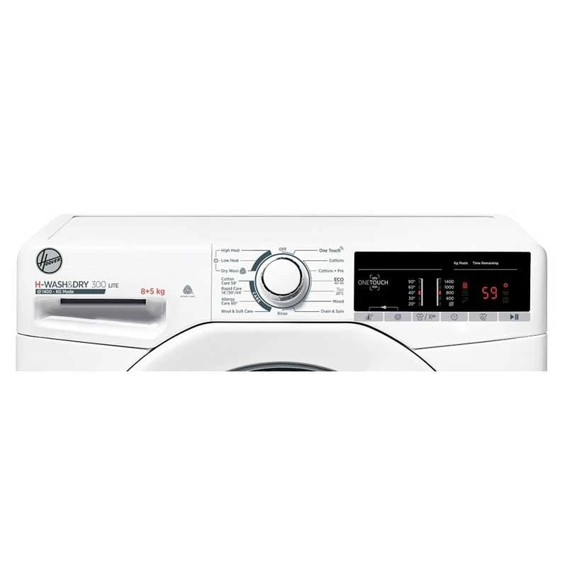 Hoover H3D485TE180 8kg/5kg Freestanding Washer Dryer - White 4 Hoover H3D485TE180 8kg/5kg Freestanding Washer Dryer - White - Image 2