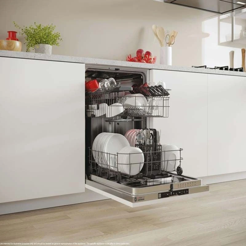 Hoover H500 HI4C6F0S-80 F/I 14 Place Dishwasher - White 4 Hoover H500 HI4C6F0S-80 F/I 14 Place Dishwasher - White - Image 2