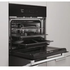 Hoover H500 HSO45C5S0 Compact Steam Oven - Black -Home Kitchen h o hoover hso45c5s0 side