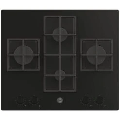 Hoover H500 HVG6DC5B 60cm Gas Hob - Black Glass