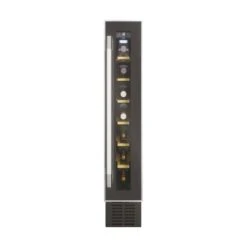 Hoover H300 HWCB 15 UK/1 15cm Wine Cooler - Black Glass & Stainless Steel