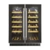 Hoover H500 HWCB 60D UK/N 60cm 2-Door Wine Cooler - Black Glass & Stainless Steel 2 Hoover H500 HWCB 60D UK/N 60cm 2-Door Wine Cooler - Black Glass & Stainless Steel -Home Kitchen h o hoover hwcb60dukn lifestyle