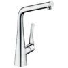 Hansgrohe Metris M71 Single Lever Kitchen Mixer Tap 320 - Chrome - 14782000 -Home Kitchen hansgrohe 14782000