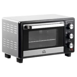HOMCOM 1400W 16 Litre Mini Countertop Oven & Grill - Silver - 800-083V70 -Home Kitchen homcom 800083v70