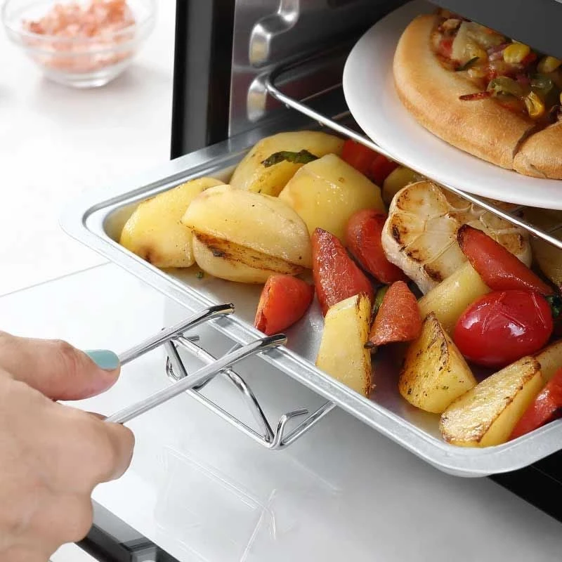 HOMCOM 750W 9 Litre Mini Countertop Oven & Grill - Black - 800-088 9 HOMCOM 750W 9 Litre Mini Countertop Oven & Grill - Black - 800-088 - Image 7