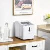 HOMCOM 12kg Portable Countertop Ice Maker Machine - White - 800-101 -Home Kitchen homcom 800101 lifestyle