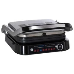 HOMCOM 2100W Health Grill & Pannini Maker - Black - 800-110V70 -Home Kitchen homcom 800110v70 1