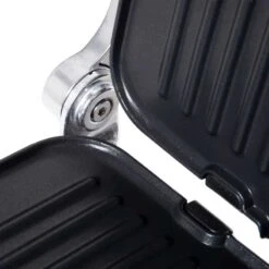 HOMCOM 2100W Health Grill & Pannini Maker - Black - 800-110V70 -Home Kitchen homcom 800110v70 close up view