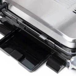 HOMCOM 2100W Health Grill & Pannini Maker - Black - 800-110V70 -Home Kitchen homcom 800110v70 clsoe up view2