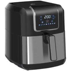 HOMCOM 1700W 6.5 Litre Air Fryer With Digital Display - Black - 800-120V70 -Home Kitchen homcom 800120v70