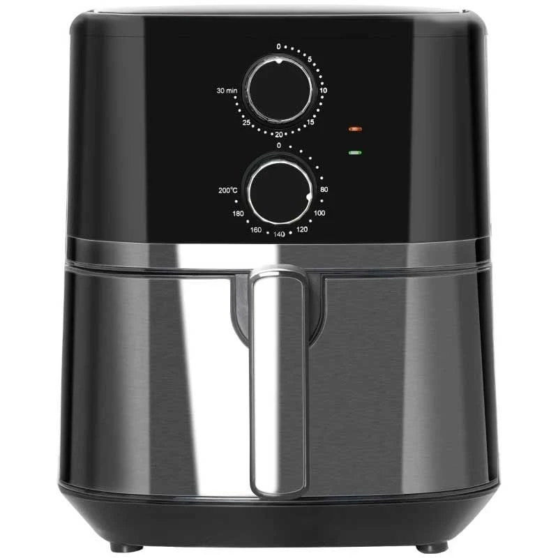HOMCOM 1500W 4.5 Litre Air Fryer With Rapid Air Circulation - Black - 800-122V70 5 HOMCOM 1500W 4.5 Litre Air Fryer With Rapid Air Circulation - Black - 800-122V70 - Image 3