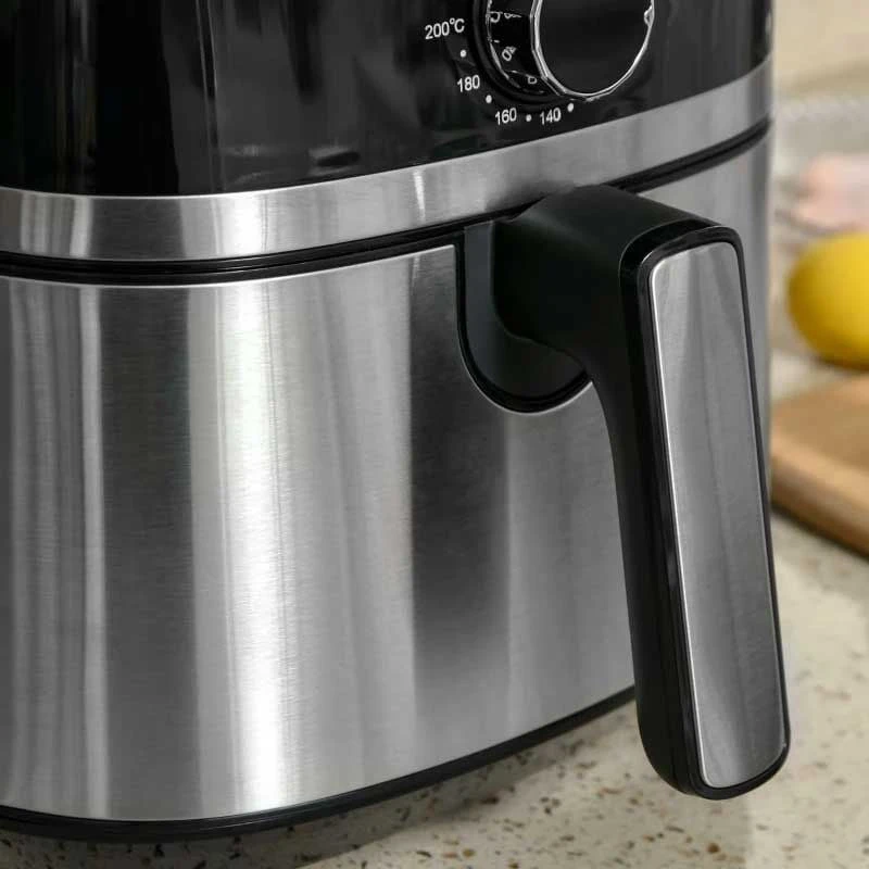 HOMCOM 1500W 4.5 Litre Air Fryer With Rapid Air Circulation - Black - 800-122V70 8 HOMCOM 1500W 4.5 Litre Air Fryer With Rapid Air Circulation - Black - 800-122V70 - Image 6