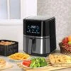 HOMCOM 1500W 4.5 Litre Air Fryer With Digital Display - Black - 800-125V70 -Home Kitchen homcom 800125v70 lifestyle