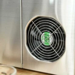 HOMCOM 20kg Portable Countertop Ice Maker Machine - Stainless Steel - 800-139V70 -Home Kitchen homcom 800139v70 fan