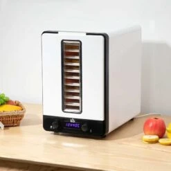 HOMCOM 550W 11 Tier Food Dehydrator - White - 800-143V70