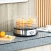 HOMCOM 250W 5 Tier Food Dehydrator - Silver - 800-145V70 -Home Kitchen homcom 800145v70 lifestyle