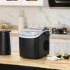 HOMCOM 12 Kg Portable Countertop Ice Maker Machine - Black - 800-154V70BK -Home Kitchen homcom 800154v70bk lifestyle