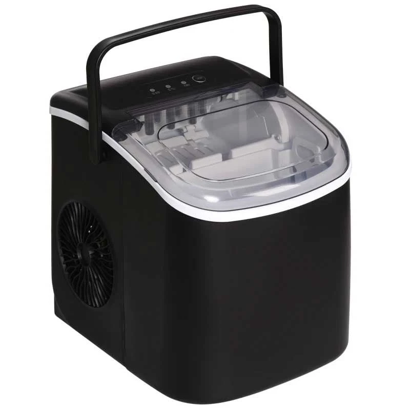 HOMCOM 12 Kg Portable Countertop Ice Maker Machine - Black - 800-154V70BK 6 HOMCOM 12 Kg Portable Countertop Ice Maker Machine - Black - 800-154V70BK - Image 4