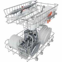 Hotpoint HSFE 1B19 UK N Free Standing 45cm Dishwasher - White -Home Kitchen hotpoint hsfe 1b19 uk n 8