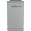 Hotpoint HSFE 1B19S UK N Free Standing 45cm Dishwasher - Silver -Home Kitchen hotpoint hsfe 1b19s uk n