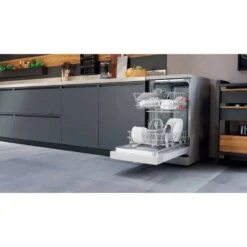 Hotpoint HSFE 1B19S UK N Free Standing 45cm Dishwasher - Silver -Home Kitchen hotpoint hsfe 1b19s uk n 7