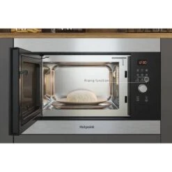 Hotpoint MF25G IX H Built-In Microwave & Grill - Stainless Steel -Home Kitchen hotpoint mf25gixh 3