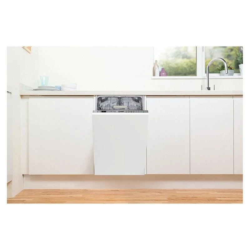 Indesit DSIO 3T224 E Z UK N Built In 10 Place Slimline Dishwasher - White 5 Indesit DSIO 3T224 E Z UK N Built In 10 Place Slimline Dishwasher - White - Image 3