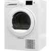 Indesit I3 D81W UK Free Standing 8kg Condenser Tumble Dryer - White -Home Kitchen i n indesit i3d81wuk