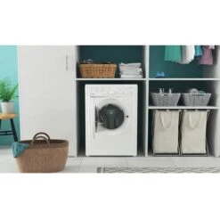 Indesit IWDC 65125 UK N Free Standing 6kg 1200rpm Washer Dryer - White -Home Kitchen i n indesit iwdc65125ukn 3