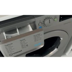 Indesit BDE 86436X S UK N 8/6kg 1400rpm Washer Dryer - Silver -Home Kitchen indesit bde86436xsukn 3 1