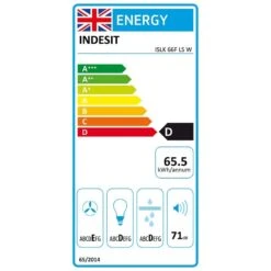Indesit ISLK 66F LS W 60cm Visor Hood - White 11 Indesit ISLK 66F LS W 60cm Visor Hood - White -Home Kitchen indesit islk66flsw 1