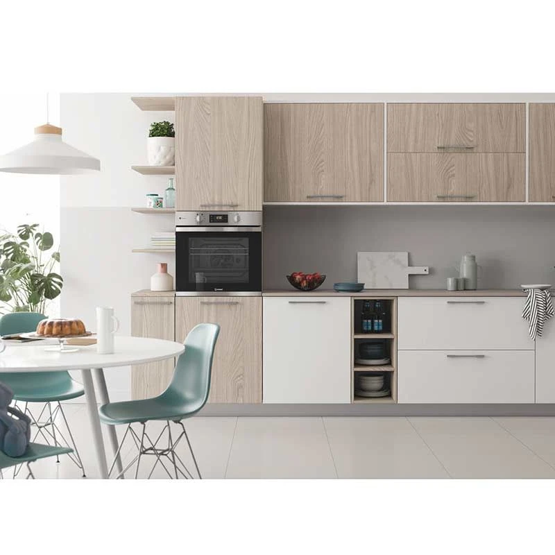 Indesit KFWS 3844 H IX UK Built-In Single Electric Oven - Stainless Steel 7 Indesit KFWS 3844 H IX UK Built-In Single Electric Oven - Stainless Steel - Image 5