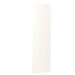 Kitchen Kit Slab 2400mm Larder Cabinet End Panel - Super Gloss - White - Flatpacked - FKKF0030