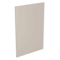 Kitchen Kit Slab 600mm Base Cabinet End Panel Only - Super Gloss - Light Grey - Flatpacked - FKKF0228