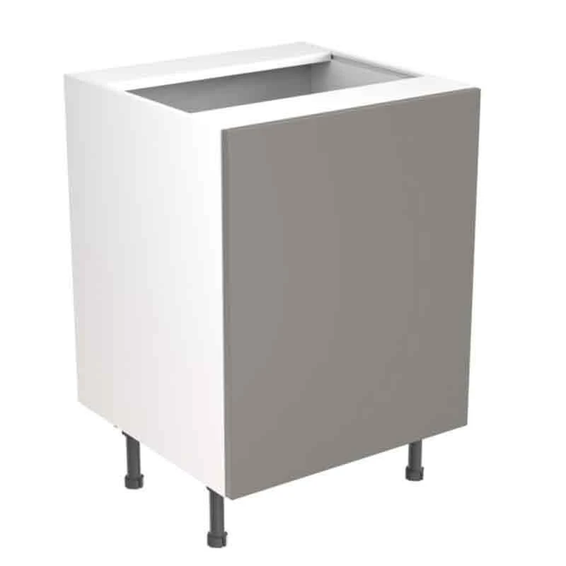 Kitchen Kit Slab 600mm Sink/Hob Cabinet - Ultra Matt - Dust Grey - Flatpacked - FKKF0835 3 Kitchen Kit Slab 600mm Sink/Hob Cabinet - Ultra Matt - Dust Grey - Flatpacked - FKKF0835