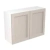 Kitchen Kit Shaker 1000mm Wall Cabinet - Ultra Matt - Light Grey - Flatpacked - FKKH0715 -Home Kitchen k i kitchen kit fkkh0715