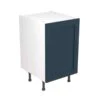 Kitchen Kit Shaker 500mm Base Cabinet - Ultra Matt - Indigo Blue - Flatpacked - FKKH1303 -Home Kitchen k i kitchen kit fkkh1303