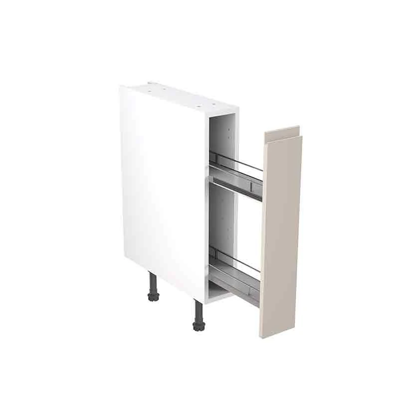 Kitchen Kit J-Pull 150mm Pull Out Base Cabinet - Super Gloss - Light Grey - Flatpacked - FKKJ0251 3 Kitchen Kit J-Pull 150mm Pull Out Base Cabinet - Super Gloss - Light Grey - Flatpacked - FKKJ0251
