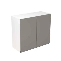Kitchen Kit J-Pull 800mm Wall Cabinet - Ultra Matt - Dust Grey - Flatpacked - FKKJ0838