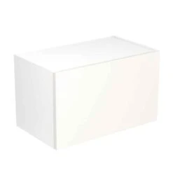 Kitchen Kit Value Slab 600mm Bridging Cabinet - Standard Matt - White - Flatpacked - FKKM1019