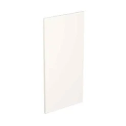 Kitchen Kit Value Slab 800mm Wall Cabinet End Panel Only - Standard Matt - White - FKKM1044
