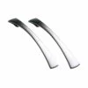 Kitchen Kit 167 Tapered Bow Kitchen Cabinet Handles - Pack Of 2 - Satin Chrome - KKHTBH -Home Kitchen k i kitchen kit kkhtbh