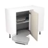 Kitchen Kit Rigid Shaker 1000mm Blind Corner Base Cabinet With Pull Out Left Cabinet - Ultra Matt - Light Grey - Pre-Assembled - RKKH0756 2 Kitchen Kit Rigid Shaker 1000mm Blind Corner Base Cabinet With Pull Out Left Cabinet - Ultra Matt - Light Grey - Pre-Assembled - RKKH0756 -Home Kitchen k i kitchen kit rkkh0756
