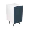 Kitchen Kit Rigid Shaker 450mm Base Cabinet - Ultra Matt - Indigo Blue - Pre-Assembled - RKKH1339 -Home Kitchen k i kitchen kit rkkh1339