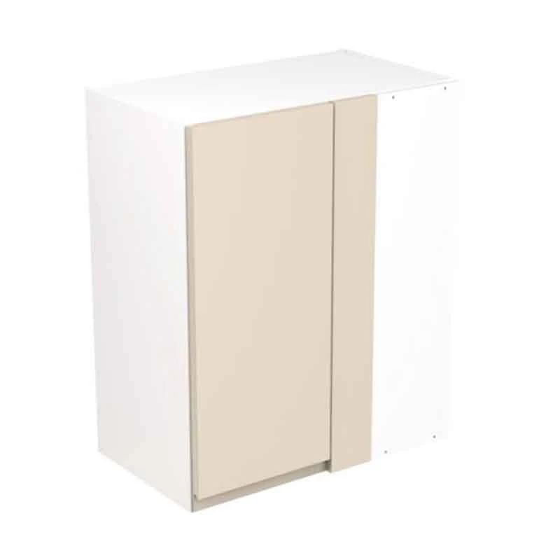 Kitchen Kit Rigid J-Pull 600mm Blind Corner Wall Cabinet - Super Gloss - Cashmere - Pre-Assembled - RKKJ0116 3 Kitchen Kit Rigid J-Pull 600mm Blind Corner Wall Cabinet - Super Gloss - Cashmere - Pre-Assembled - RKKJ0116