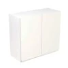 Kitchen Kit Rigid J-Pull 800mm Wall Cabinet - Ultra Matt - White - Pre-Assembled - RKKJ0538 -Home Kitchen k i kitchen kit rkkj0538