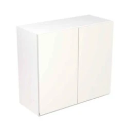 Kitchen Kit Rigid J-Pull 800mm Wall Cabinet - Ultra Matt - White - Pre-Assembled - RKKJ0538